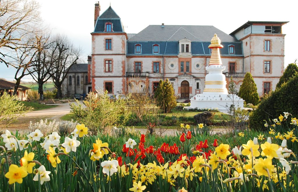 Le chateau de l'Institut Vajra Yogini
